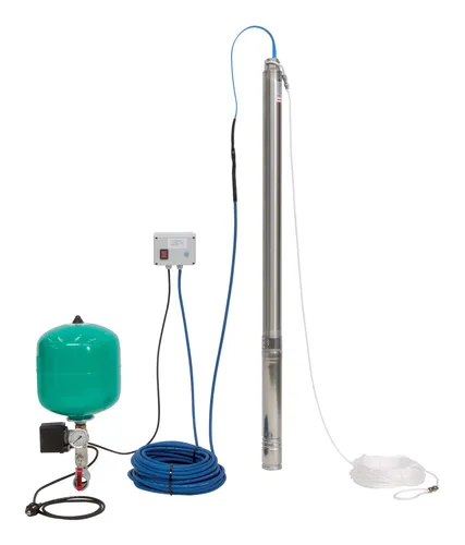 WILO Wasserversorgungsanlage Sub TWU 3 - Leistungsstark und zuverlässig - Wasserversorgungsanlage, 230 V, 50 Hz, bis zu 40 bar Druck, ideal für effiziente Wasserförderung in Garten und Haushalt.