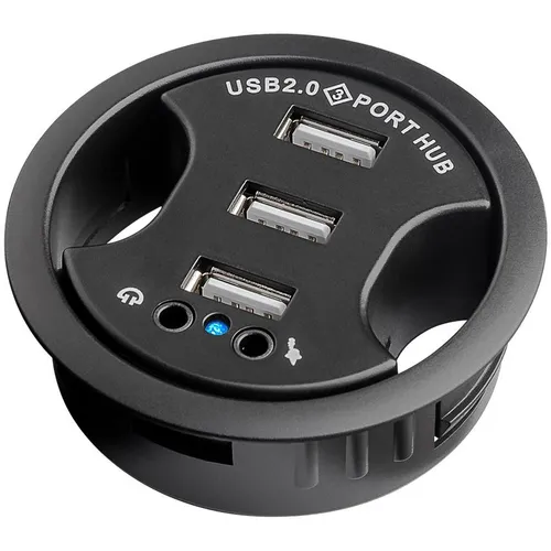 MicroConnect USB 2.0 Hub (USB-A, 5 Ports) (USB-HUB3)