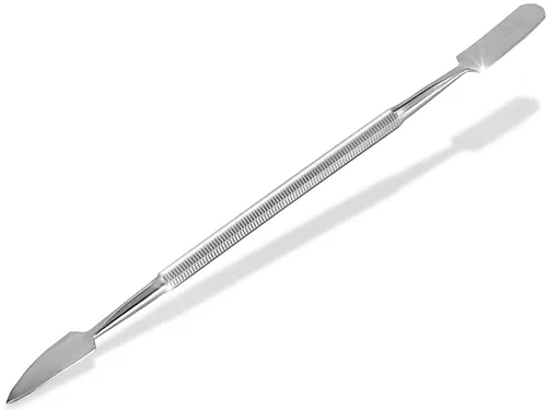 Spartel Doppelspatel Doppel-Spatel Gebogen Edelstahl Doppelinstrument