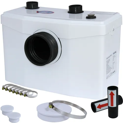 Hebeanlage Fäkalienpumpe 600W Schmutzwasser Abwasser Zerkleinerer WC Dusche H600