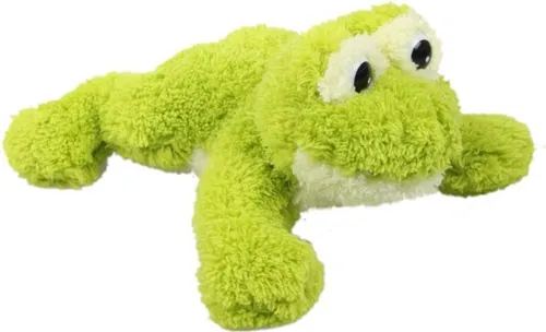 Inware - Kuscheltier Frosch, liegend, grün, 30 cm