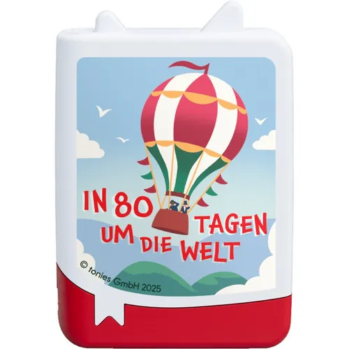 TONIES In 80 Tagen um die Welt Book-Tonie - Hörfigur für die Toniebox, neu erzählt von Annette Frier. Ein spannendes Abenteuer für Kinder ab 7 Jahren, das Klassiker der Weltliteratur lebendig macht.