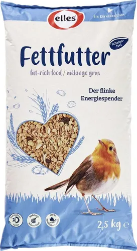 Elles Wildvogelfutter Fettfutter 2,5 kg