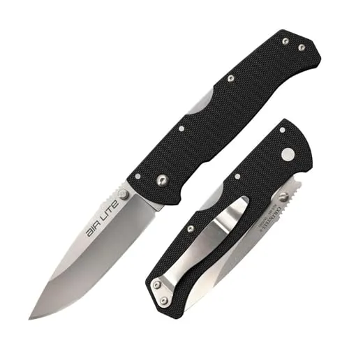 Cold Steel Air Lite Drop Point Lockback, schwarz, Tek Boyut