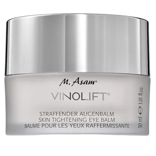 M. Asam VINOLIFT Straffender Augenbalsam (30ml) – Vegane Augenpflege mit Soforteffekt - Intensive Pflege für die Augenpartie: Der reichhaltige Augenbalsam mit Hyaluronsäure und Peptiden sorgt für sofortige Straffung und Aufhellung. Ideal für empfindliche Haut, reduziert dunkle Ringe und sorgt für ein strahlendes Aussehen.
