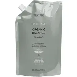 Lakmé TEKNIA Organic Balance Shampoo Refill 600 ml - Shampoo für gesunde Haarbalance, mit organischen Inhaltsstoffen für sanfte Reinigung und Pflege.