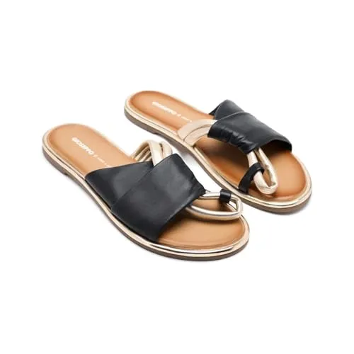 GIOSEPPO Damen Whately Flache Sandale, Schwarz, 37 EU - Wanderschuhe, ideal für warme Tage und bequemes Gehen mit stylishen Touch.