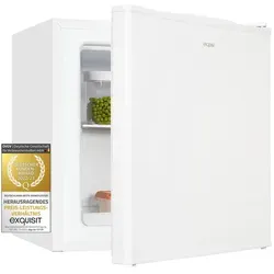 Exquisit Mini Gefrierschrank GB40-150E - 31 L Volumen, energieeffizient - Tiefkühler mit 31 L Nutzinhalt, stufenloser Temperaturregelung und wechselbarem Türanschlag für flexible Aufstellung. Ideal für kleinen Gefrierbedarf.