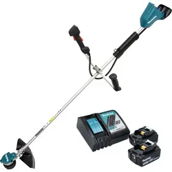 Makita DUR 368 ART Akku Freischneider 36 V - Rasentrimmer & Motorsensen mit bürstenlosem Motor für optimale Kraftübertragung, energiesparend und geräuscharm dank ADT-Modus, ideal für größere Flächen.