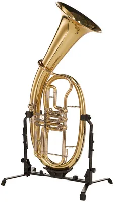 B&S 32/2 B-Tenorhorn - Blechblasinstrument mit ovaler Bauart, aus hochwertigem Messing und Neusilber, inklusive praktischem Rucksack-Koffer für einfachen Transport.