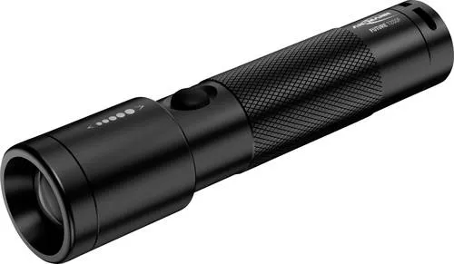 Ansmann Future T200F LED Taschenlampe - Taschenlampen mit 200 Lumen, stoßfest und wasserdicht nach IP54, ideal für rauen Einsatz, inklusive Handschlaufe und Batterien.
