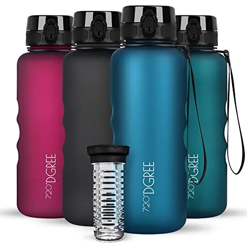 720°DGREE uberBottle softTouch Trinkflasche 1500ml in blau von 720°DGREE