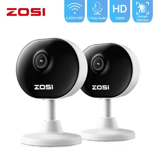 ZOSI 4K 360° WLAN Überwachungskamera - Überwachungskamera für Innenräume mit 8MP Auflösung, automatischer Bewegungsverfolgung und Nachtsicht – ideal für die Sicherheit Ihres Zuhauses.