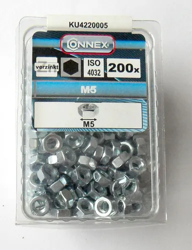 Sechskantmuttern, M5, Muttern verzinkt, ISO 4032, Mutter 4220005/3190 w2 200
