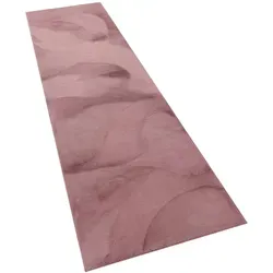 Paco Home Hochflorteppich, Beere, Textil, Rechteckig, 80x300 cm, strapazierfähig, für Fußbodenheizung geeignet, Teppiche & Böden, Teppiche, Hochflorteppiche & Shaggys