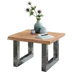 FineBuy Couchtisch 58 x 40 x 60 cm aus massivem Akazienholz von FineBuy