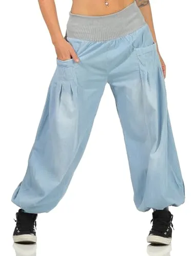 Malito Damen Haremshose im Denim Style von malito more than fashion