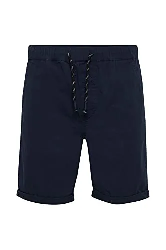 !SOLID Linan Herren Chino Shorts - Insignia Blue - Herren-Shorts mit elastischem Bund und Kordelzug für optimalen Tragekomfort, gefertigt aus nachhaltiger Baumwolle. Ideal für lässige Sommerlooks.