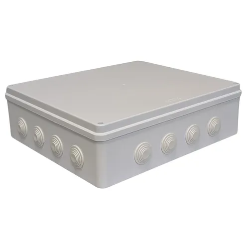 Verteilerdose Aufputz IP65 400x350x120mm 15 Öffnungen Abzweigdose Wasserdicht We