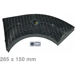 Whirlpool - Ersatzteil - Original-Aktivkohlefilter Typ 10 (AMC859) (einzeln) - - indesit, fagor, iberna, ikea aeg, functionica, ikea, siemens, ignis,