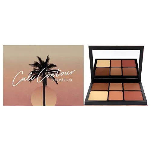 Smashbox Cali Contour Palette Medium Deep - Make-up Highlighter, vielseitige Konturier-Palette mit mehreren Farbtönen für eine professionelle Gesichtsmodellierung und einen strahlenden Teint.