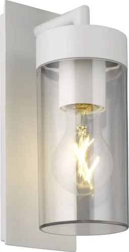 LED Außenwandleuchte STELLA KH-1883-WH, IP44, E27 Fassung - Moderne Außenwandleuchte in Weiß, witterungsbeständig (IP44) und ideal für energieeffiziente E27-Leuchtmittel bis 15W. Perfekt für stilvolle Akzentbeleuchtung im Außenbereich.