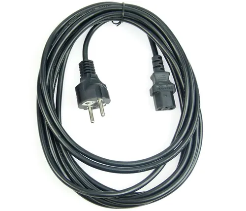 m Kaltgeräte Kabel Netzkabel Schuko schwarz Stromkabel Netz Strom C13 5