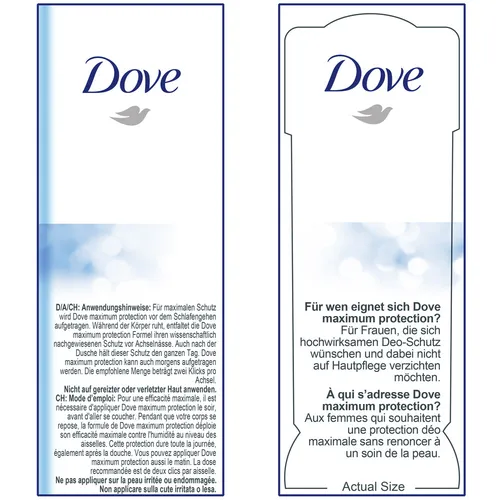 Dove Deo Cremestick Maximum Protection 45ml