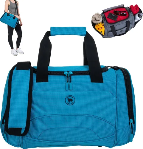 Sporttasche klein Elephant Color Small 42 cm - Praktische Sporttasche mit 18 L Stauraum und Nassfach, ideal für Sport und Reise. Inklusive Trinkflasche, wasserabweisendes Material, perfekt für Herren, Damen und Kinder.