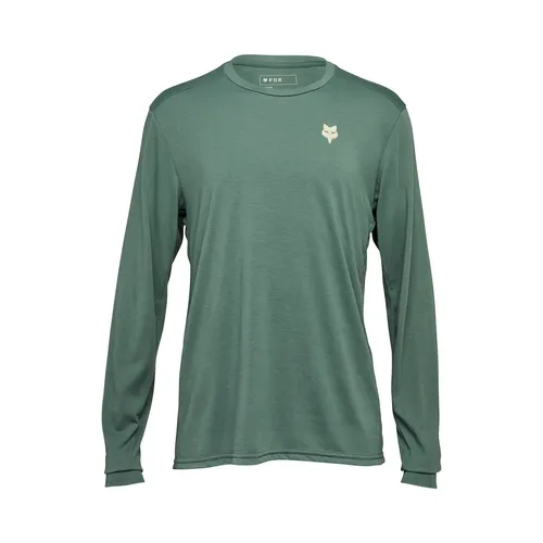 Fox Langarm-Jersey Shirt Fahrrad Mountainbike Shepherds drirelease® Jägergrün XL - Herren Langarm-Jersey Shirt für Radsport, ideal für Outdoor-Aktivitäten. Das atmungsaktive Material sorgt für hohen Tragekomfort und Bewegungsfreiheit.