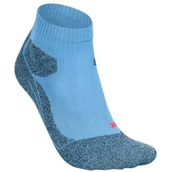 FALKE Damen Laufsocken RU Trail W, Blau Lavender 6538 - Sportsocken für Trailrunner: Atmungsaktives Funktionsmaterial sorgt für trockene Füße und verhindert Blasenbildung. Ideal für lange Distanzen mit optimalem Halt durch eingestrickte Bandage.