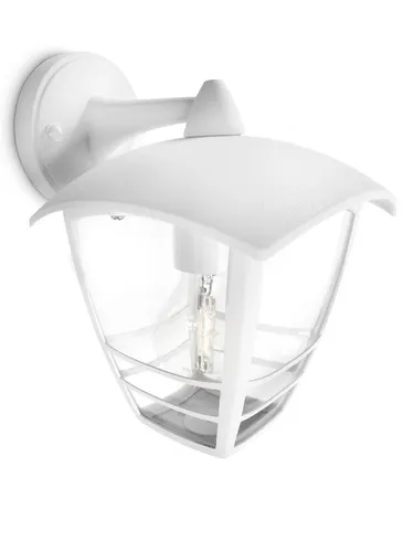 Philips Creek Außenleuchte, nach unten gerichtet, weiß in weiß von Philips