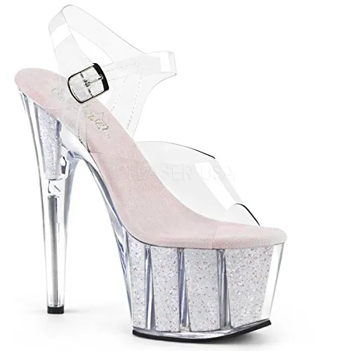 Pleaser Women ADORE-708UVG/C/NOPG Sandals von Pleaser