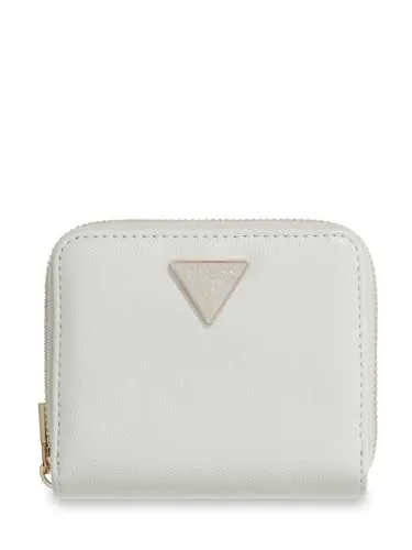 GUESS Geldbörse Isobel SLG Zip Around Wallet White weiß in weiß von GUESS