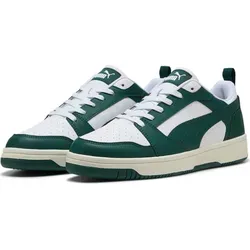 PUMA Rebound V6 Low Unisex Sneaker - Stilvoll und Bequem - Herren-Sneaker mit perforiertem Zehenbereich und Doppelschichtigen Ösenleisten für optimalen Tragekomfort. Perfekt für Freizeit und Sport.