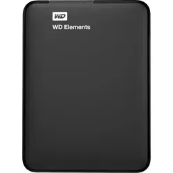 Elements Portable U3 - Externe Festplatte 1TB - Schwarz, Tragbar und Schnell - Externe Festplatte, 1 TB, tragbar mit 5400 RPM und USB 3.0 für blitzschnelle Datenübertragung – ideal für unterwegs.