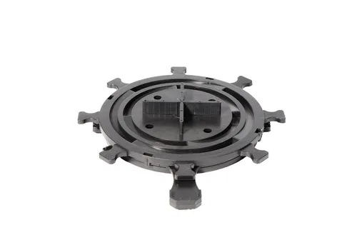 Gartenwelt Riegelsberger Stellfuß Plattenlager PRO - 20er Set verstellbare Plattenlager für Terrassen, ideal für einfache und sichere Montage von Stein- und Keramikplatten. Wetterfest und belastbar bis 1 Tonne pro Fuß.