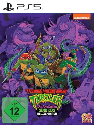 Teenage Mutant Ninja Turtles: Die Mutanten sind los - Deluxe Edition - PS5 - Spiele für PlayStation 5 mit exklusiven Sammlerstücken wie Steelbook und Artbook, die die Geschichte der Turtles enthüllen – ein Muss für jeden Fan!
