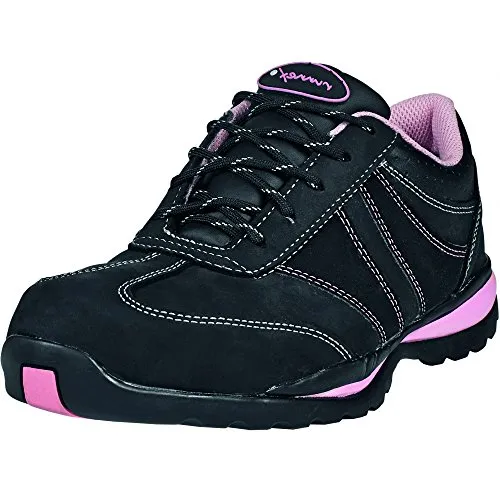 Runnex Sicherheitsschuhe GirlStar S2, 5280 - Bequeme Halbschuhe für Damen in Größe 38 - Damen Arbeits- & Berufsschuhe, strapazierfähig, wasserbeständig mit Stahlkappe und rutschfester Sohle. Ideal für Bau und Industrie, bietet hohen Schutz & Komfort.