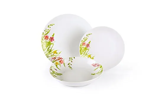 Trendy Kitchen by EXCÉLSA 18tlg. Tafelservice in Weiß von Excelsa