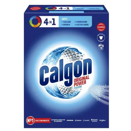 Calgon Anticalcare Polvere Lavatrice 900 Gr. 4 In 1 Original Power
