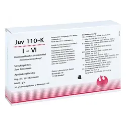 Juv 110-K I-VI Kombinationspackung - Homöopathisches Arzneimittel zur individuellen Anwendung, ideal für sanfte Linderung ohne therapeutische Indikation. Enthält Streukügelchen für eine einfache Dosierung.
