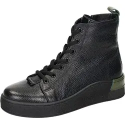 Manitu Wanderschuhe schwarz 252-00-02085 - Elegante Wanderschuhe mit dünner Sohle für feines Auftreten, Schnürung für optimalen Tragekomfort und einfachen Einschlupf.