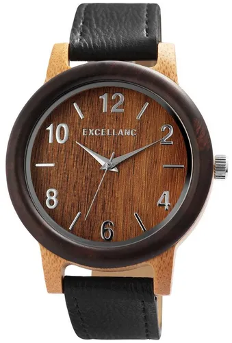 Excellanc Quarzuhr EX0583 Excellanc Unisex Uhr aus Holz