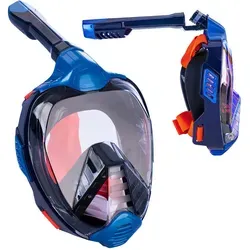 Retoo Schnorchelmaske Vollgesichtsmaske für Erwachsene & Kinder – 180° Panorama Sicht