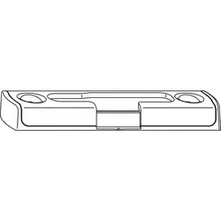 WINKHAUS Sicherheitskippschließblech SBK.H.9 - SBK.H.9-20.LS