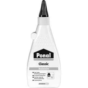 Ponal Classic Holzleim 225 g - Der zuverlässige Weißleim - Kleber & Leime - Hohe Klebkraft für Holzverbindungen, ideal für Bastelprojekte und Möbelreparaturen.