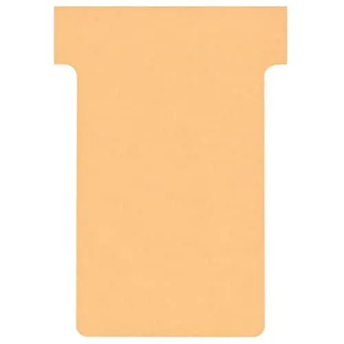 Nobo 2002011 Kartentafel Zubehör T-Karten - 100 Stück, beige, für effiziente Projektorganisation und visuelles Management