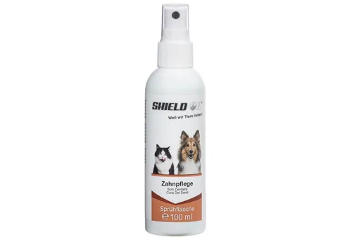 Shield On Tierzahnbürste Zahnpflege für Hunde und Katzen, 100 ml