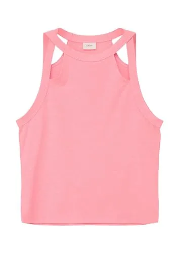 s.Oliver Junior Mädchen 2146128 Top Mit Cut Outs, 69, 164 EU